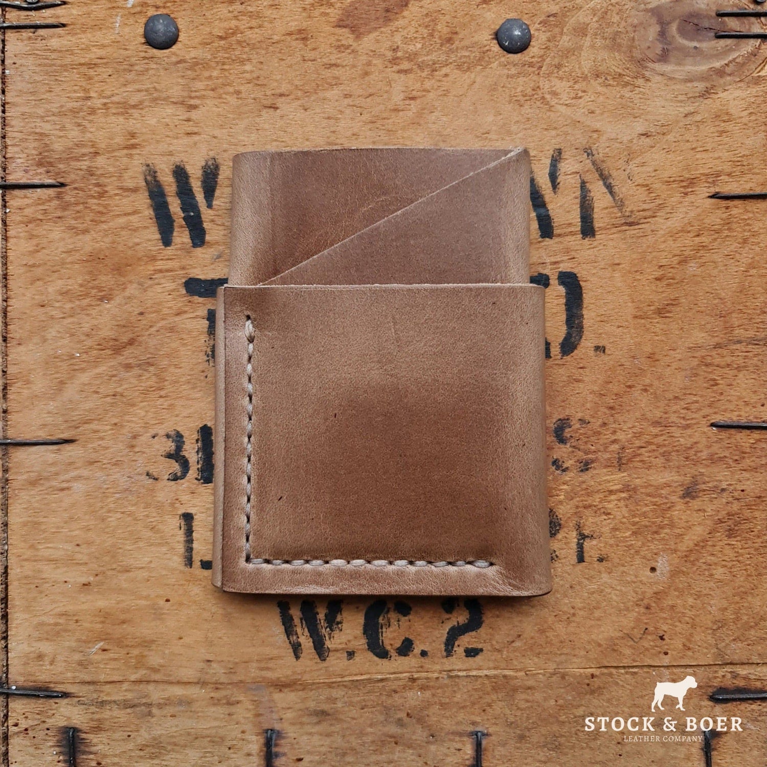 The Trekker Wallet by Stock & Boer Leather Co.