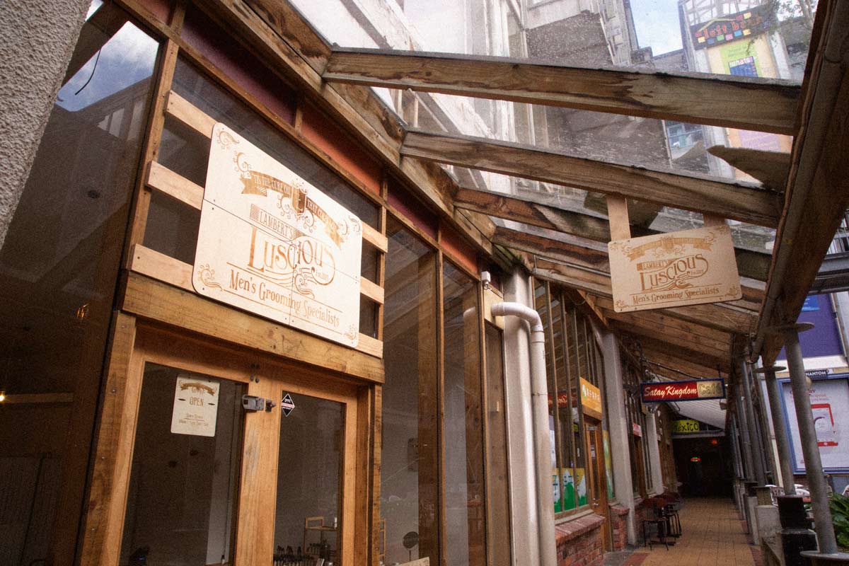 image of the original Luscious store on Cuba Street, Wellington